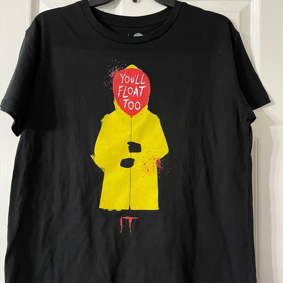 It Movie Women’s Black Shirt Medium “you’ll Float Too”. 50% cotton, 40% - Picture 14 of 15